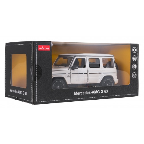 Metal Car 1:24 Mercedes AMG G63 White RASTAR