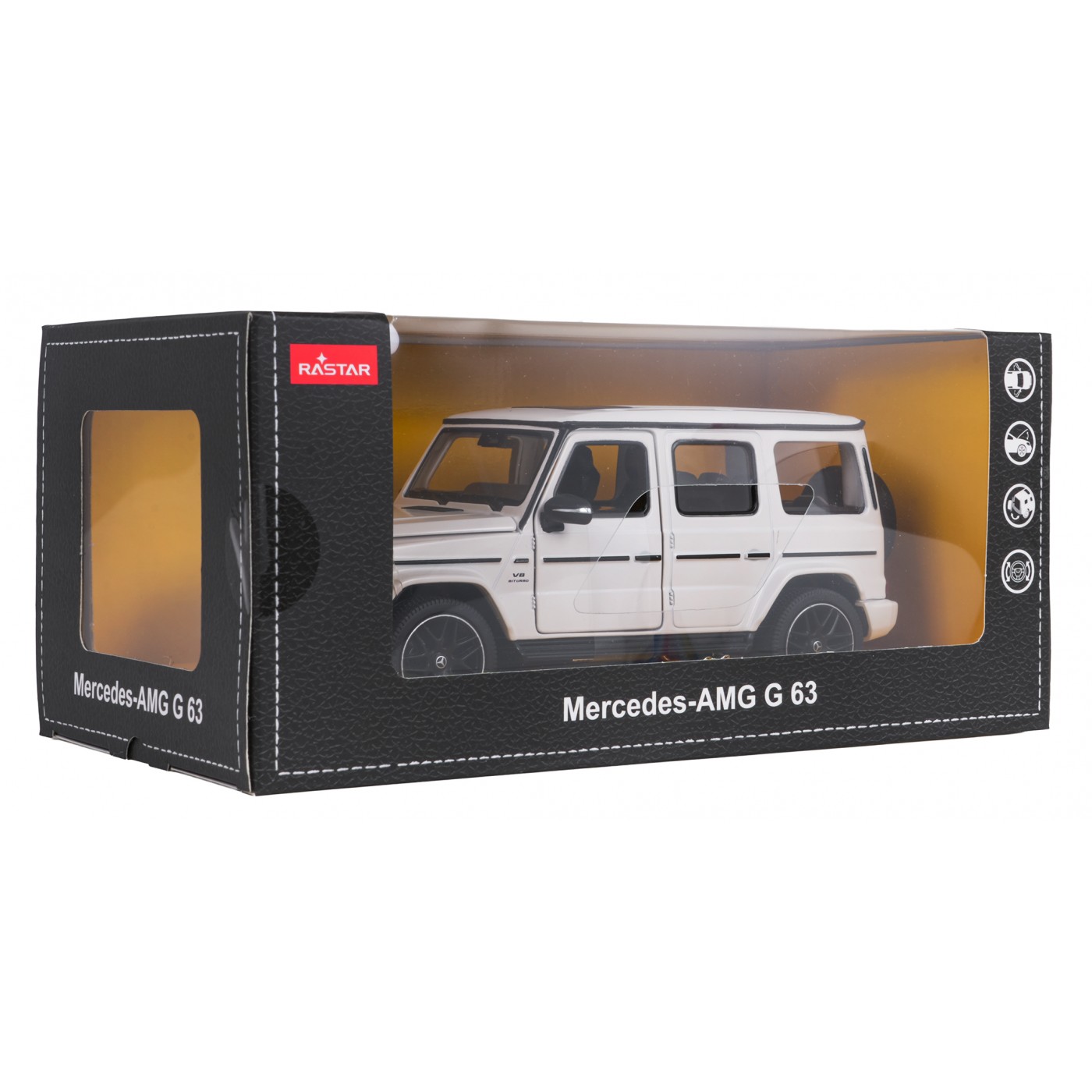 Metal Car 1:24 Mercedes AMG G63 White RASTAR