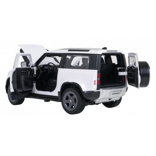 Metal Car 1:24 Land Rover Defender 90 White RASTAR