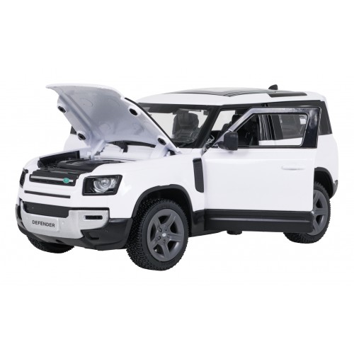 Metal Car 1:24 Land Rover Defender 90 White RASTAR