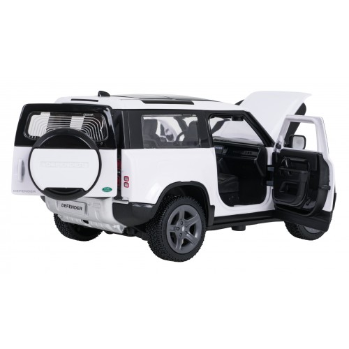Metal Car 1:24 Land Rover Defender 90 White RASTAR