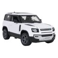 Metal Car 1:24 Land Rover Defender 90 White RASTAR