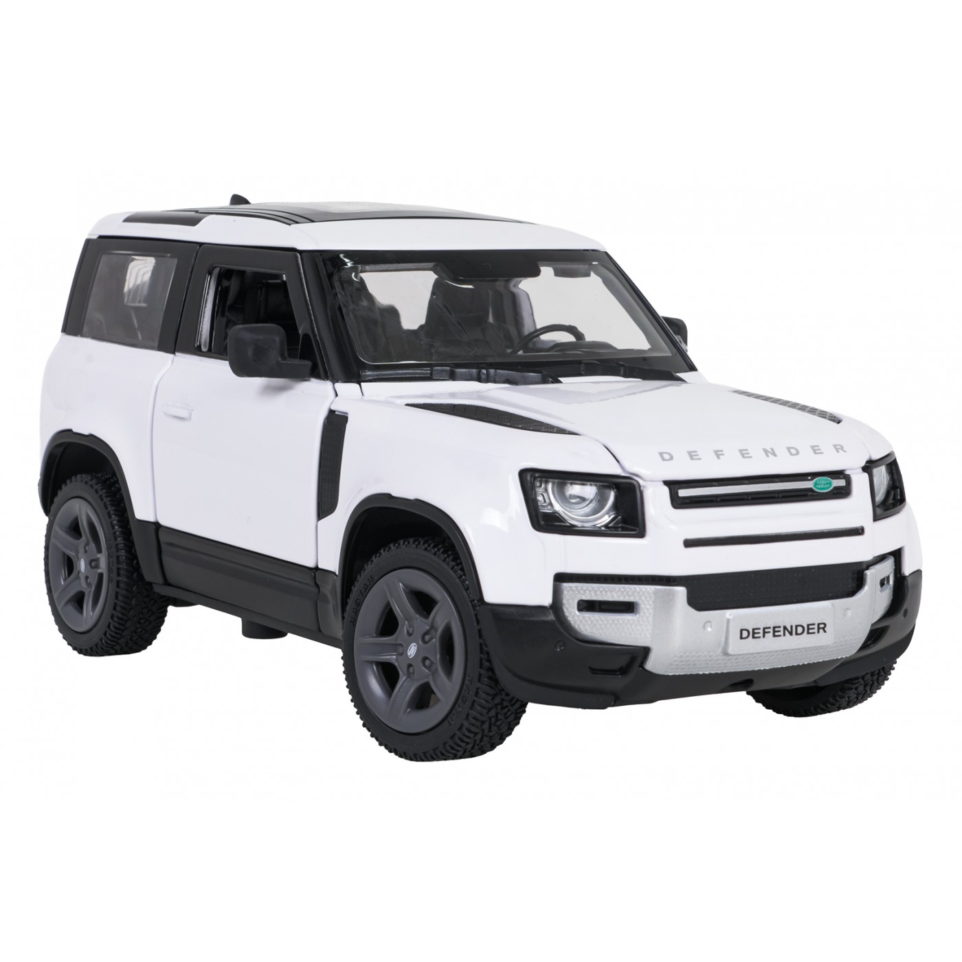 Metal Car 1:24 Land Rover Defender 90 White RASTAR