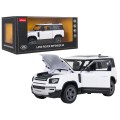 Metal Car 1:24 Land Rover Defender 90 White RASTAR