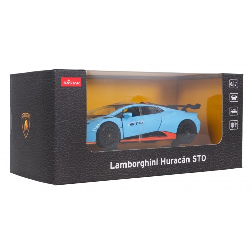 Metal Car 1:32 Lamborghini Huracan STO Blue RASTAR