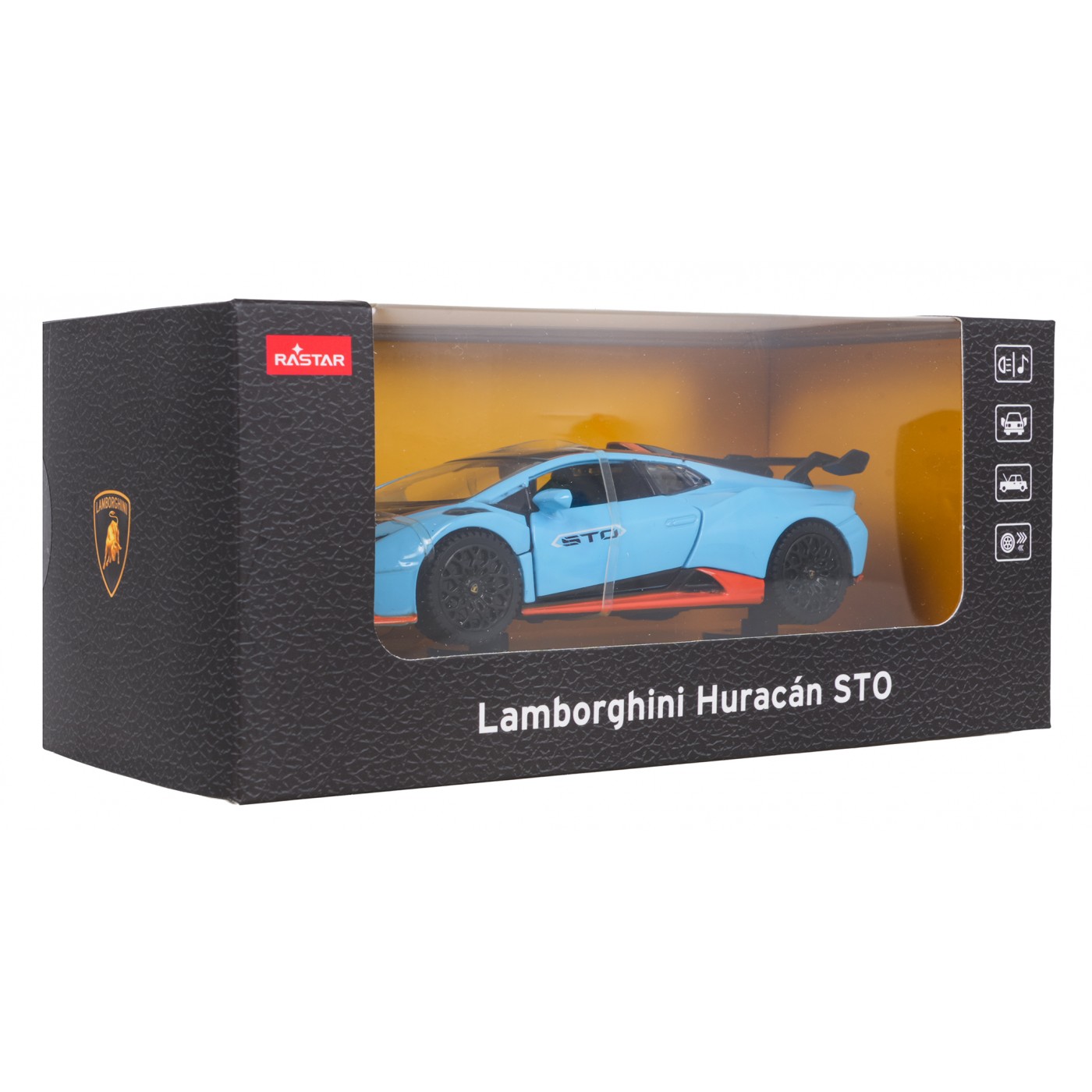 Metal Car 1:32 Lamborghini Huracan STO Blue RASTAR
