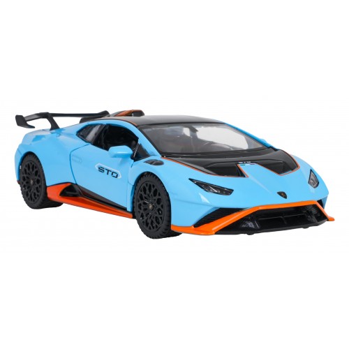 Metal Car 1:32 Lamborghini Huracan STO Blue RASTAR