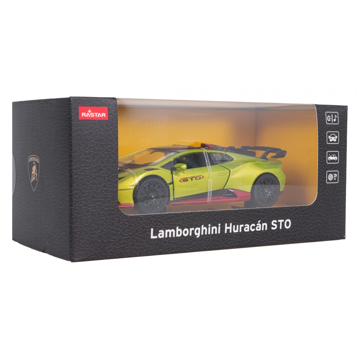 Metal Car 1:32 Lamborghini Huracan STO Green RASTAR