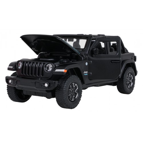 Metal Car 1:32 Jeep Wrangler Rubicon Black RASTAR