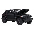 Metal Car 1:32 Jeep Wrangler Rubicon Black RASTAR