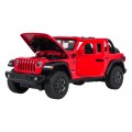 Metal Car 1:32 Jeep Wrangler Rubicon Red RASTAR