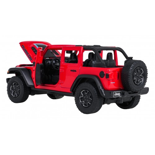 Metal Car 1:32 Jeep Wrangler Rubicon Red RASTAR