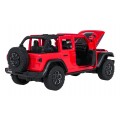 Metal Car 1:32 Jeep Wrangler Rubicon Red RASTAR