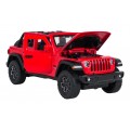 Metal Car 1:32 Jeep Wrangler Rubicon Red RASTAR