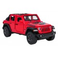 Metal Car 1:32 Jeep Wrangler Rubicon Red RASTAR