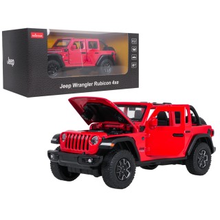 Metal Car 1:32 Jeep Wrangler Rubicon Red RASTAR