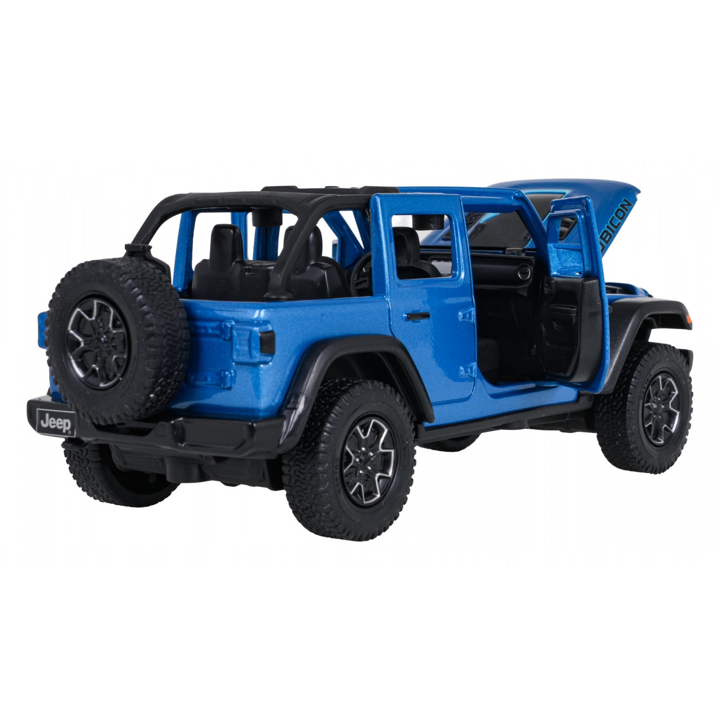 Metal Car 1:32 Jeep Wrangler Rubicon Blue RASTAR