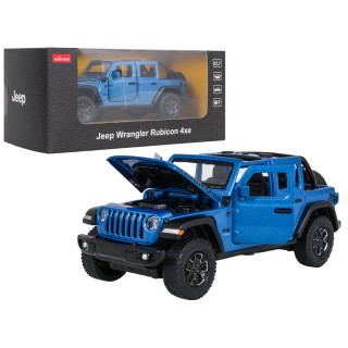 Metal Car 1:32 Jeep Wrangler Rubicon Blue RASTAR
