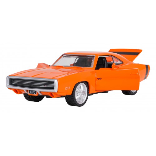 Metal Car 1:36 1970 Dodge Charger R/T Orange RASTAR