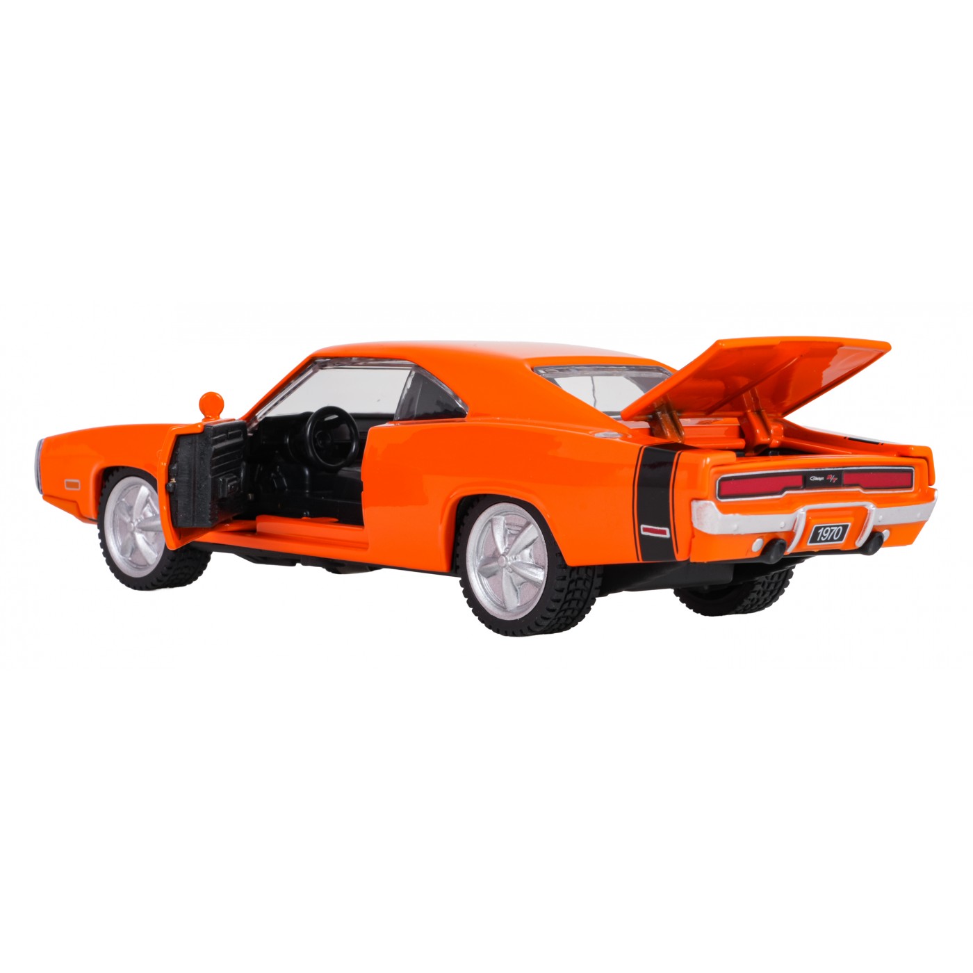 Metal Car 1:36 1970 Dodge Charger R/T Orange RASTAR