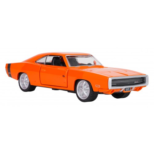 Metal Car 1:36 1970 Dodge Charger R/T Orange RASTAR