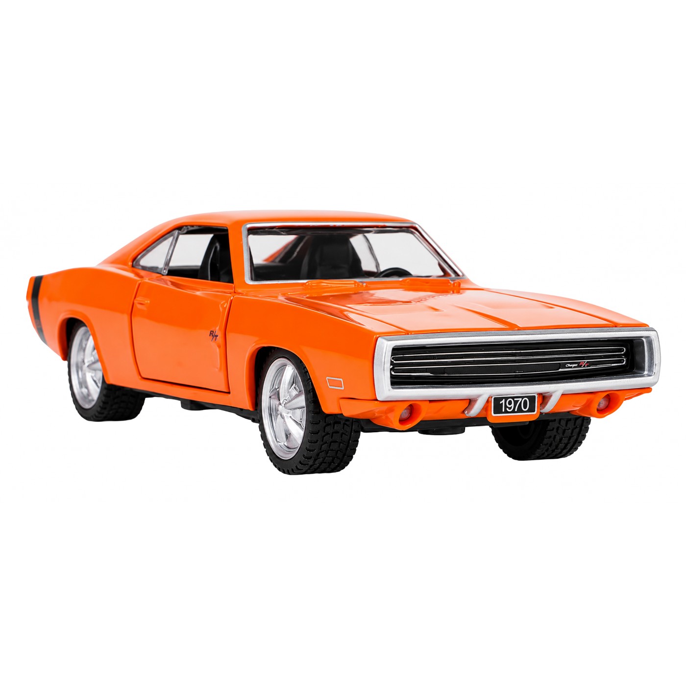 Metal Car 1:36 1970 Dodge Charger R/T Orange RASTAR