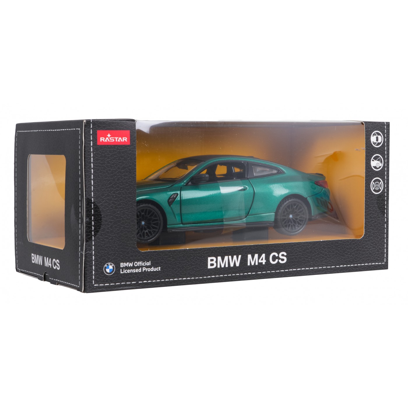 Metal Car 1:24 BMW M4 CS Green RASTAR