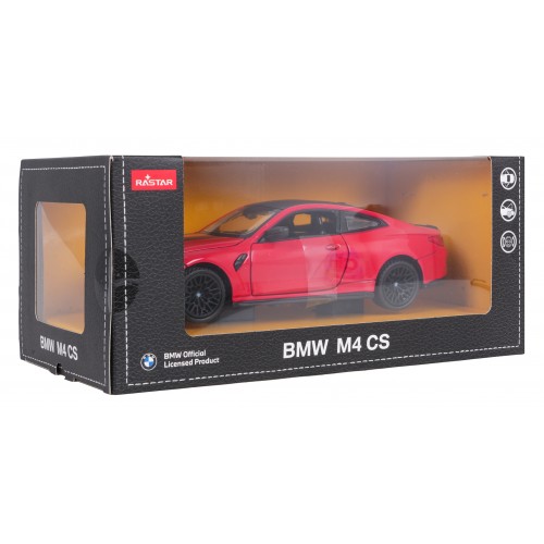 Metal Car 1:24 BMW M4 CS Red RASTAR