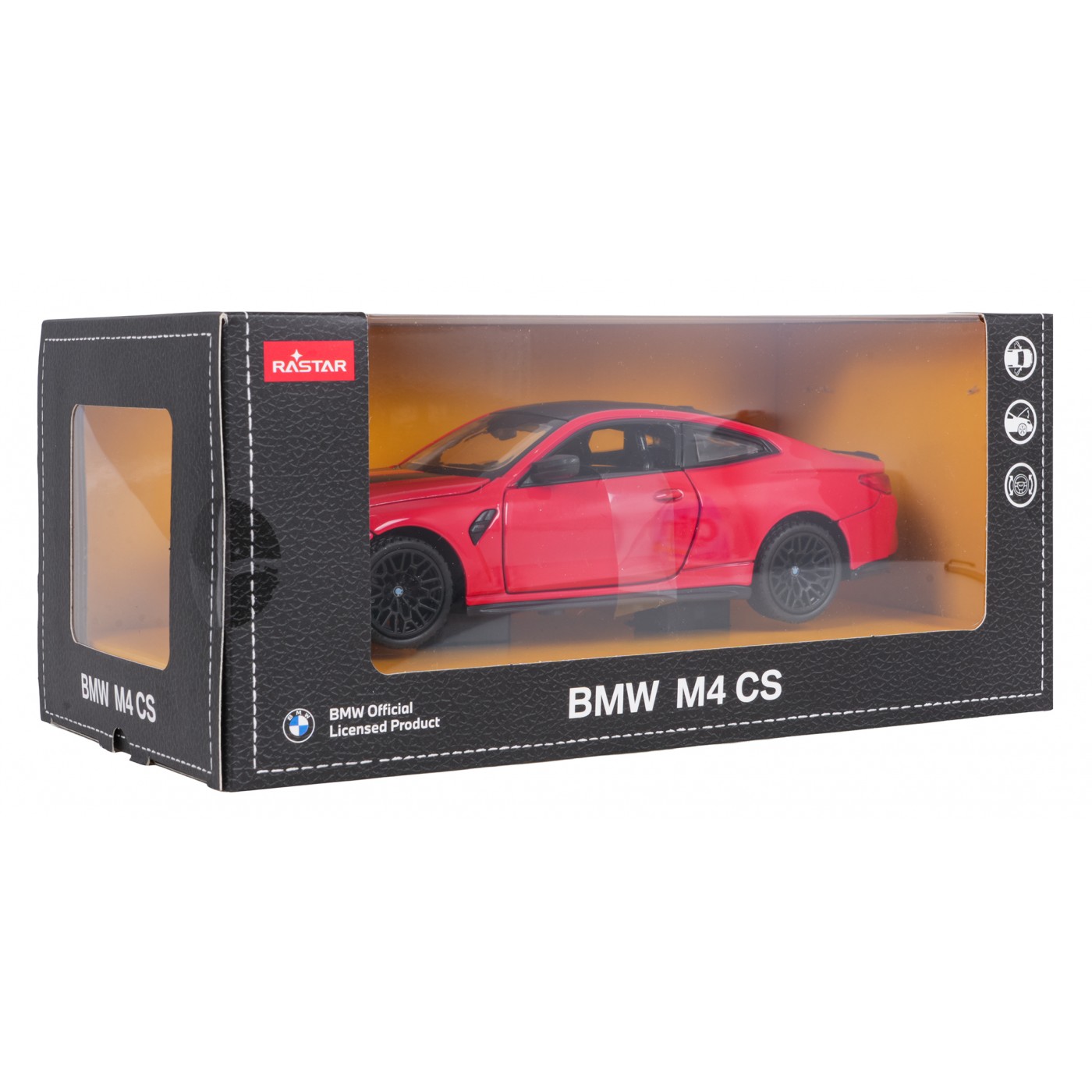 Metal Car 1:24 BMW M4 CS Red RASTAR