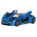 Metal Car 1:24 BMW i8 Blue RASTAR