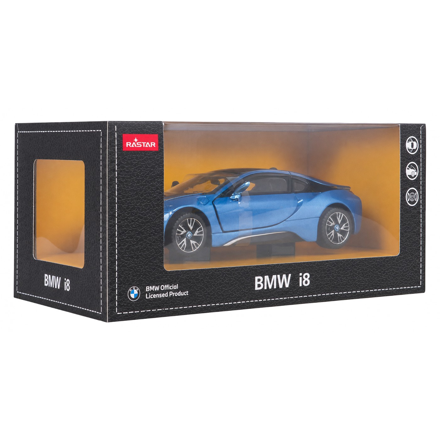 Metal Car 1:24 BMW i8 Blue RASTAR
