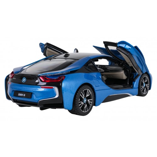 Metal Car 1:24 BMW i8 Blue RASTAR