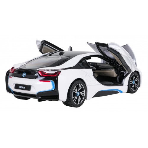 Metal Car 1:24 BMW i8 White RASTAR