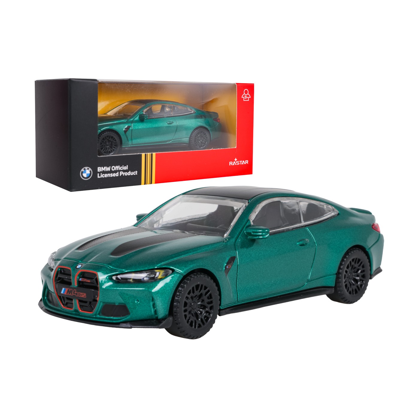 Metal Car 1:43 BMW M4 CS Green RASTAR