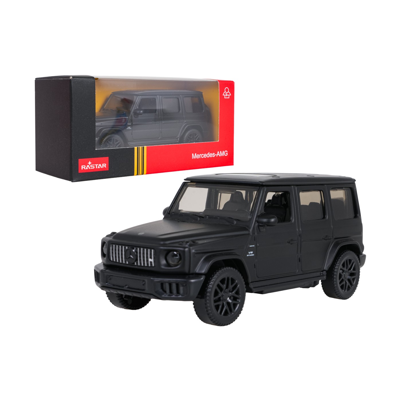Metal Car 1:43 Mercedes AMG G63 Black RASTAR
