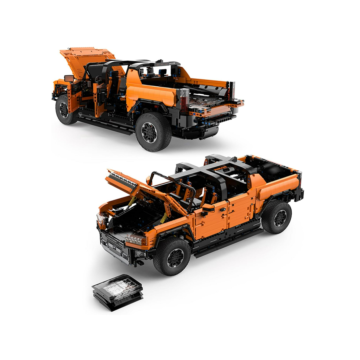 Blocks R/C Car 1:10 Hummer EV Orange RASTAR