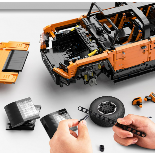 Blocks R/C Car 1:10 Hummer EV Orange RASTAR