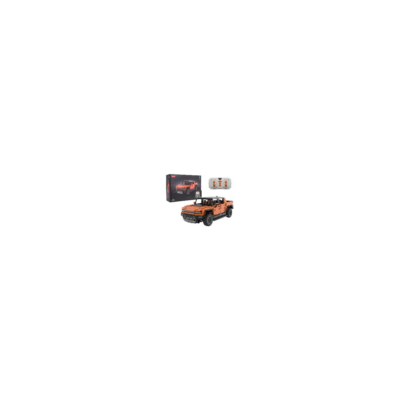 Blocks R/C Car 1:10 Hummer EV Orange RASTAR