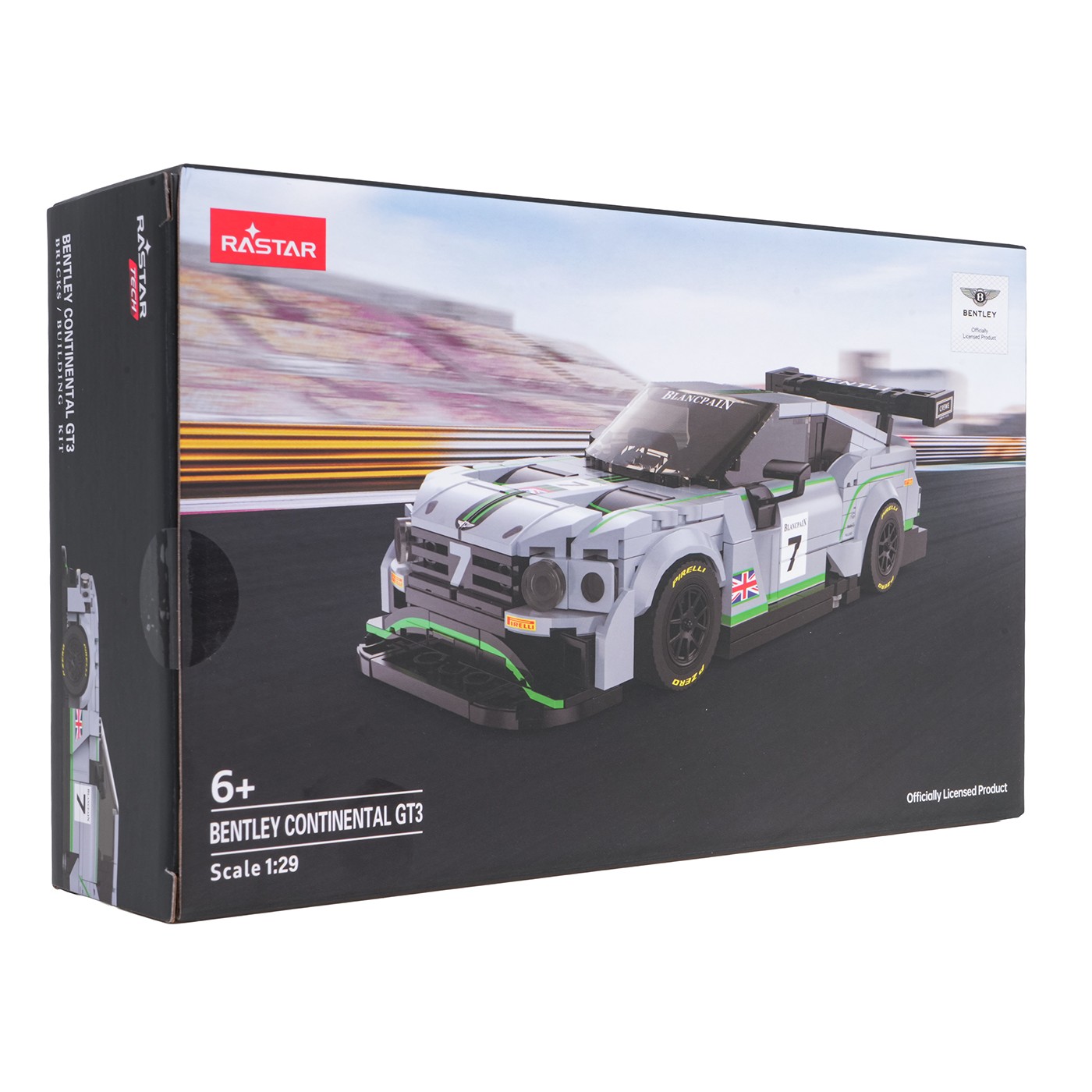 Car Blocks 1:29 Bentley Continental GT3 Gray RASTAR