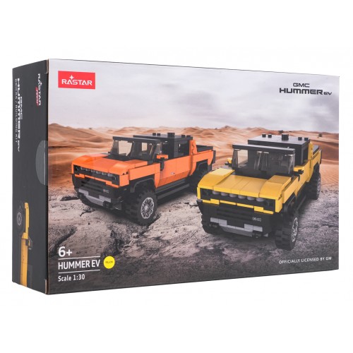 Blocks 1:30 Hummer EV Orange RASTAR