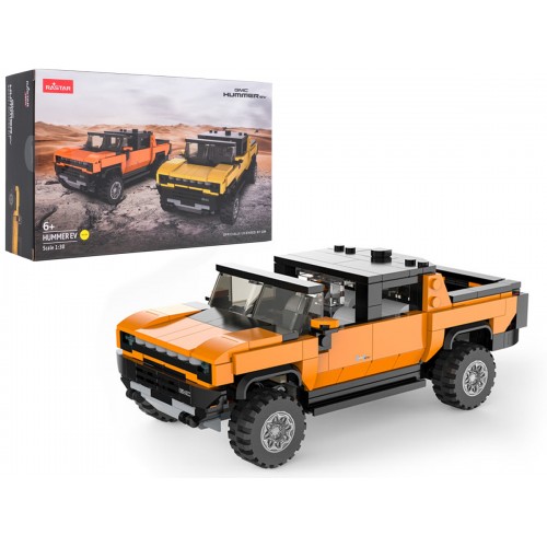 Blocks 1:30 Hummer EV Orange RASTAR