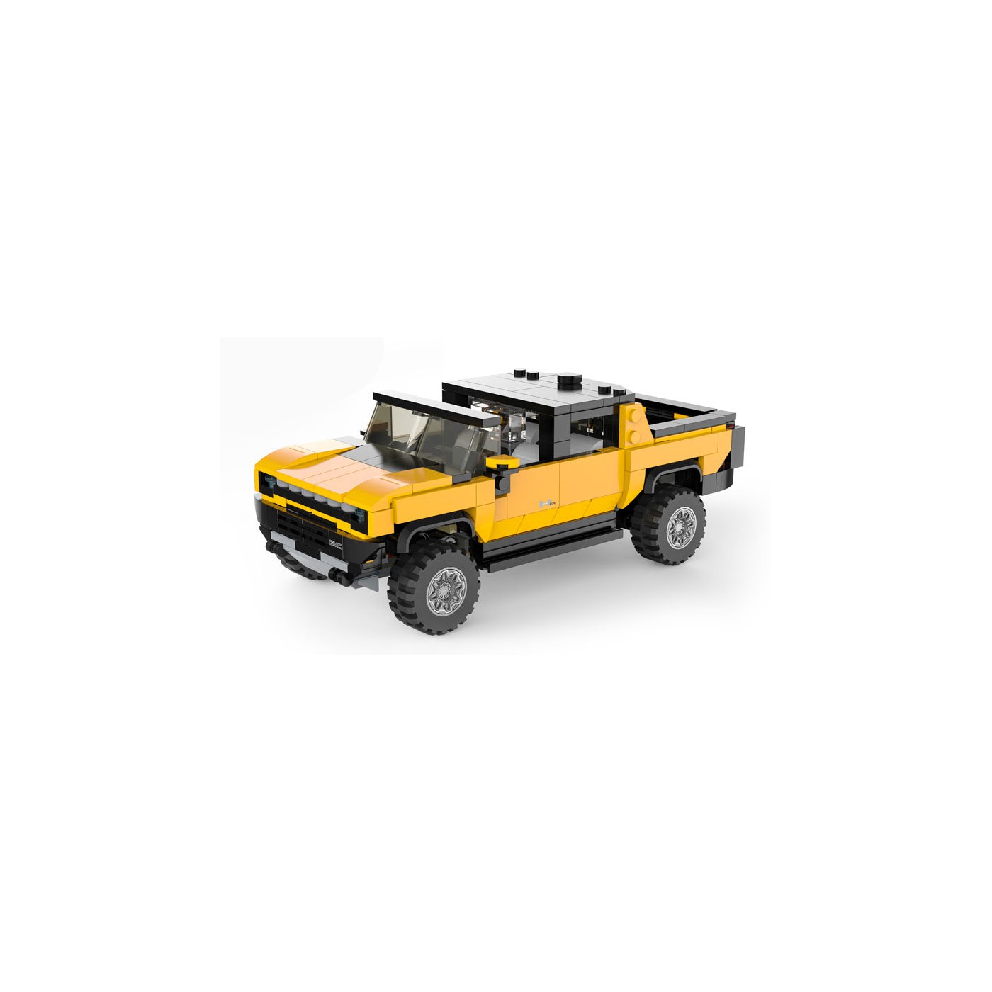 Car Blocks 1:30 Hummer EV Yellow RASTAR