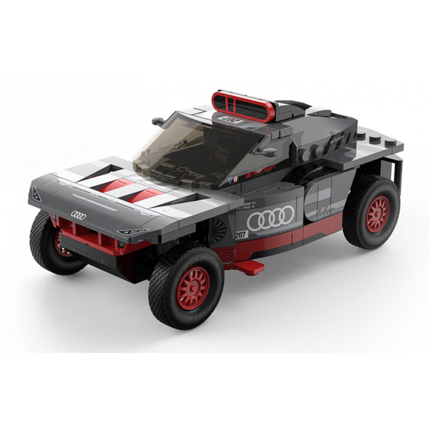 Autko Klocki 1:30 Audi RS Q e-tron Szary RASTAR