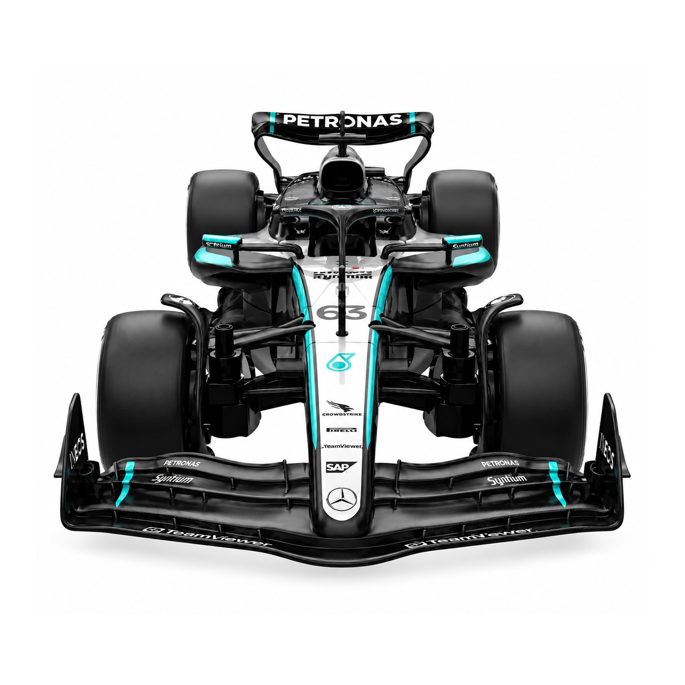 R/C car 1:16 Mercedes-AMG F1 W16 E Performance Building Kit Black RASTAR