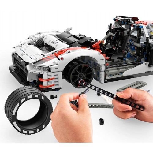 Car Blocks 1:8 Audi R8 LMS GT3 White RASTAR