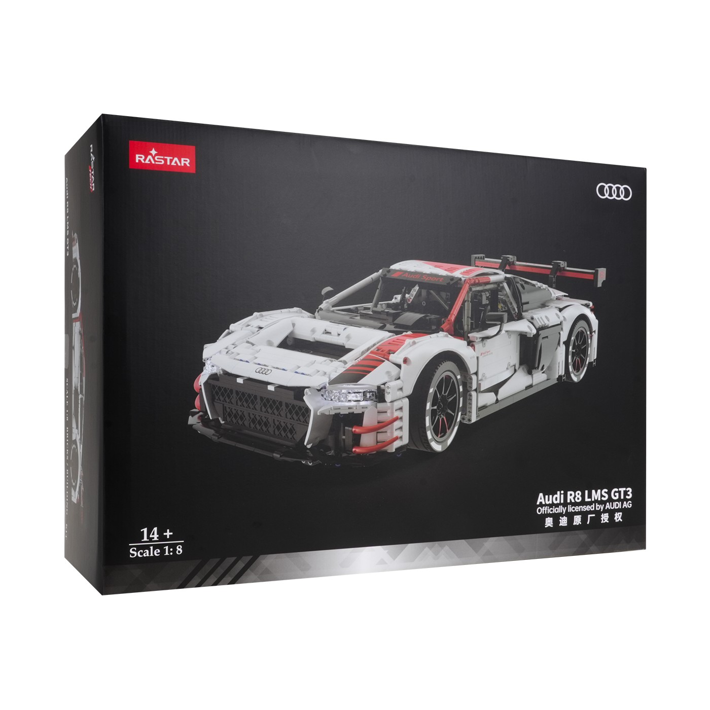 Car Blocks 1:8 Audi R8 LMS GT3 White RASTAR