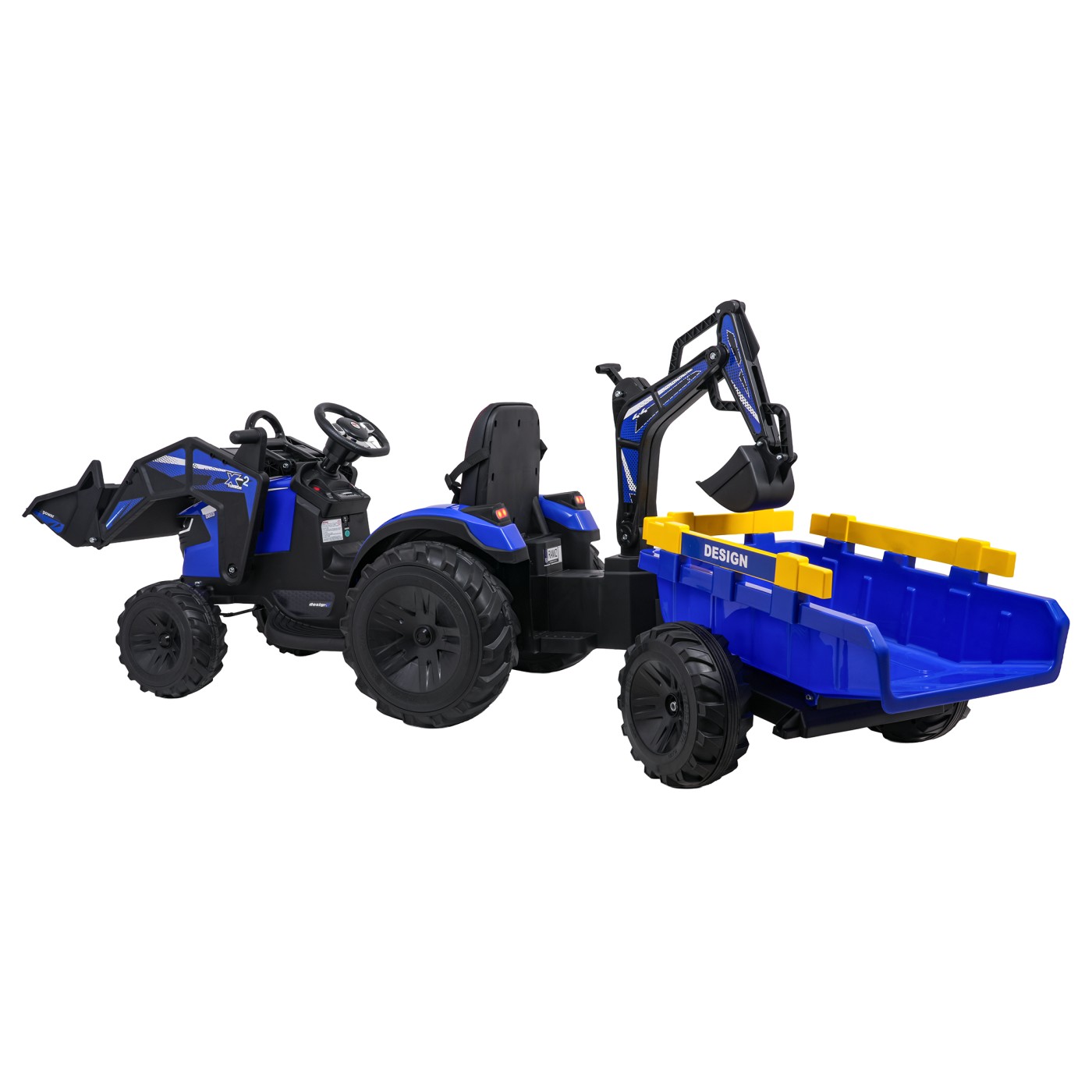Tractor Trailer Vehicle 720-T Blue