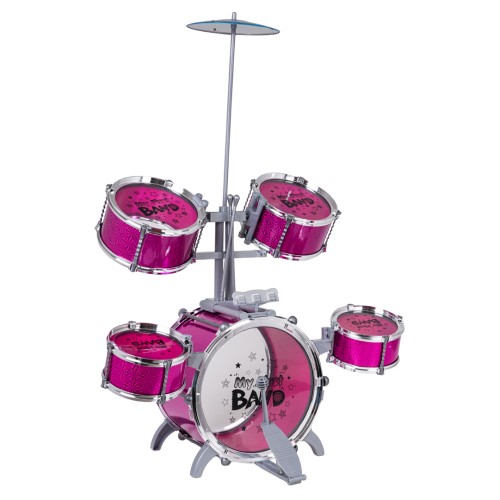 Large ROCK BAND Drum Set – Pink