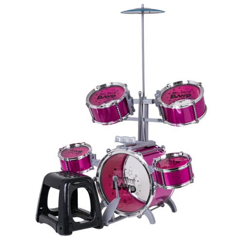 Large ROCK BAND Drum Set – Pink