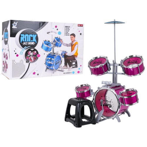 Large ROCK BAND Drum Set – Pink